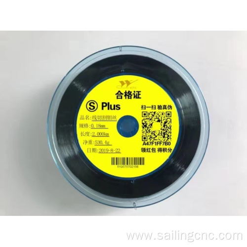 High strength molybdenum wire for wire cutting